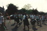 A procession in the heat (1980s).